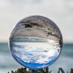 heaven and sea projected through a crystal ball